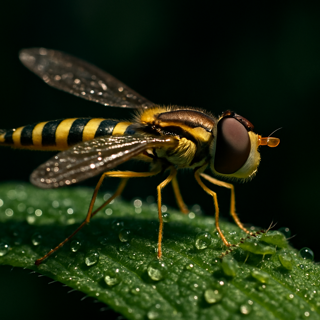 [10710] Schwebfliege gegen Blattläuse – Sphaerophoria rueppellii (100 Puppen)