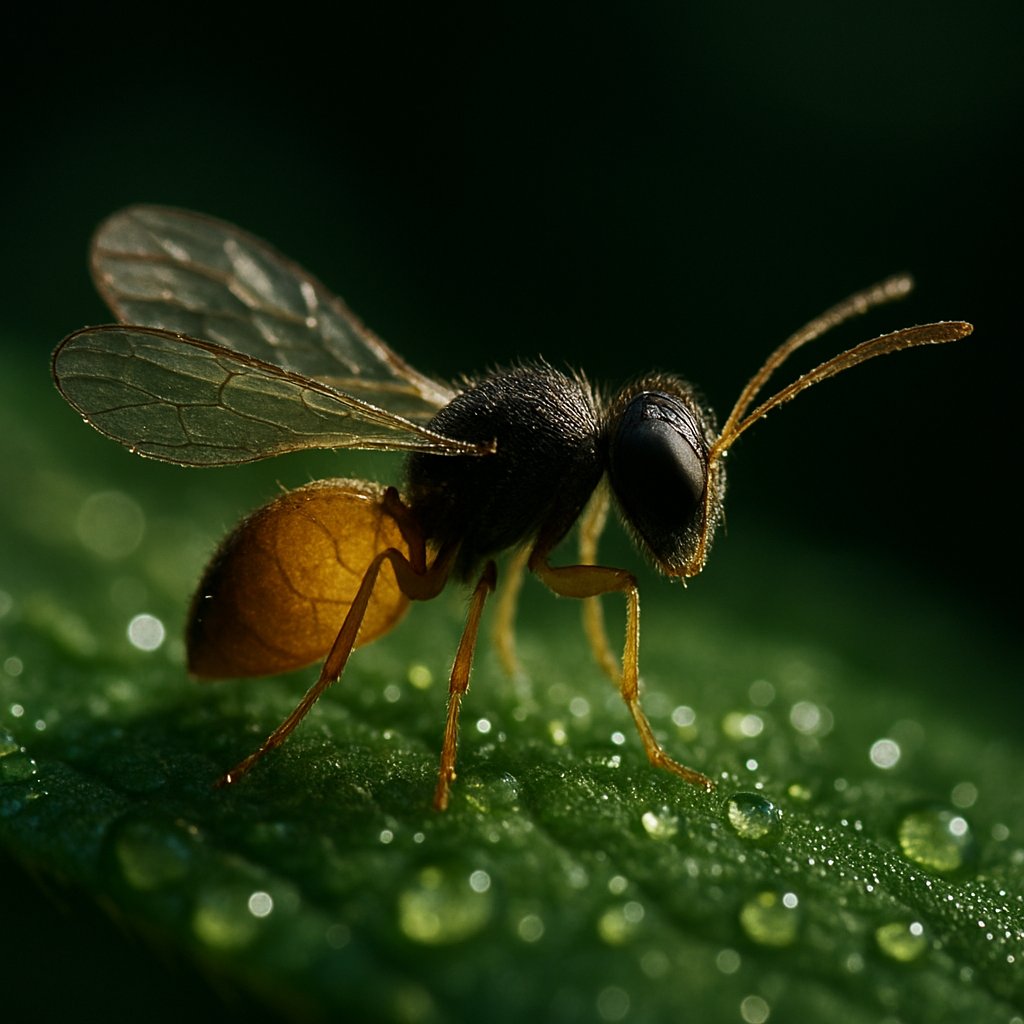 [12225] Schlupfwespe gegen Weiße Fliegen – Encarsia formosa (200 Stück)