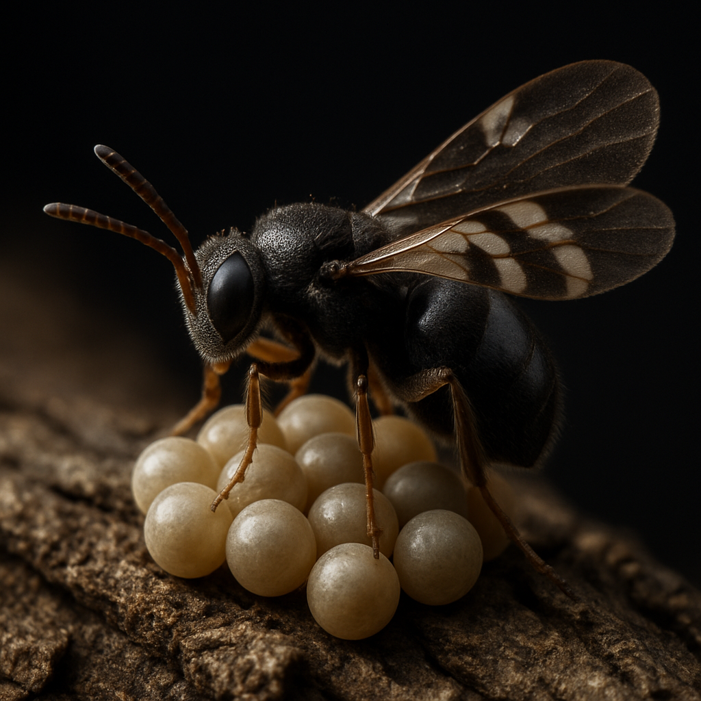 [10780] Zehrwespe gegen Baumwanzen & Eichenprozessionsspinner – Anastatus bifasciatus