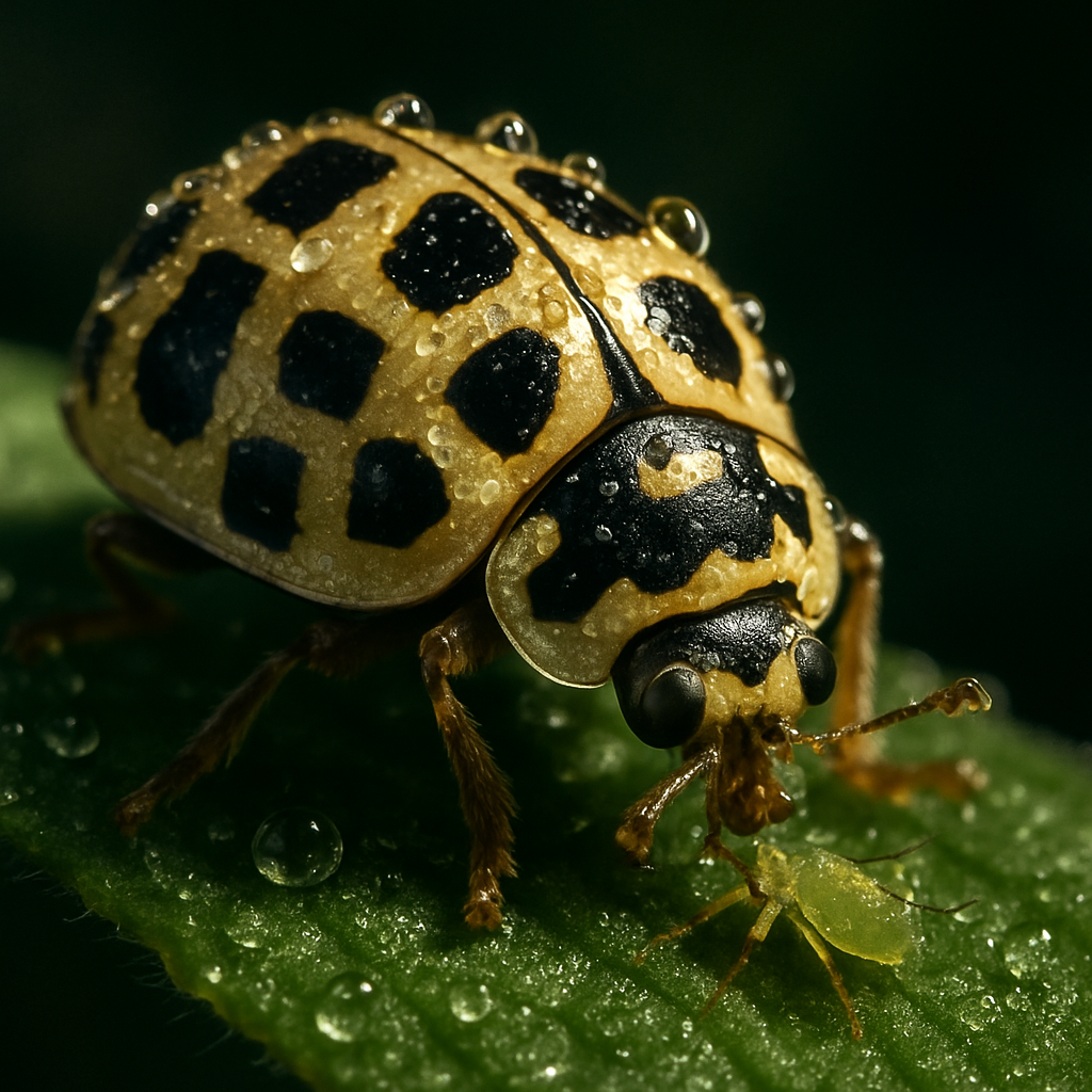 [12629] Marienkäfer gegen Blattläuse – Propylea quatuordecimpunctata