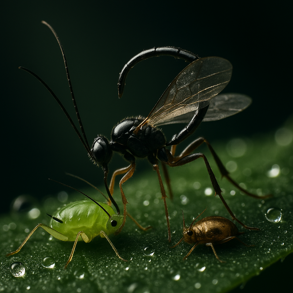 [10374] Schlupfwespe gegen Blattläuse – Aphidius colemani