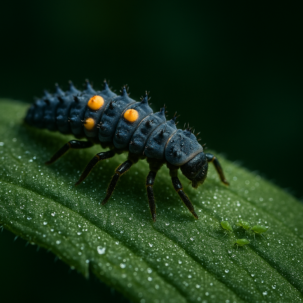 [10239] Marienkäfer gegen Blattläuse – Adalia bipunctata (30 Stück (Larven))