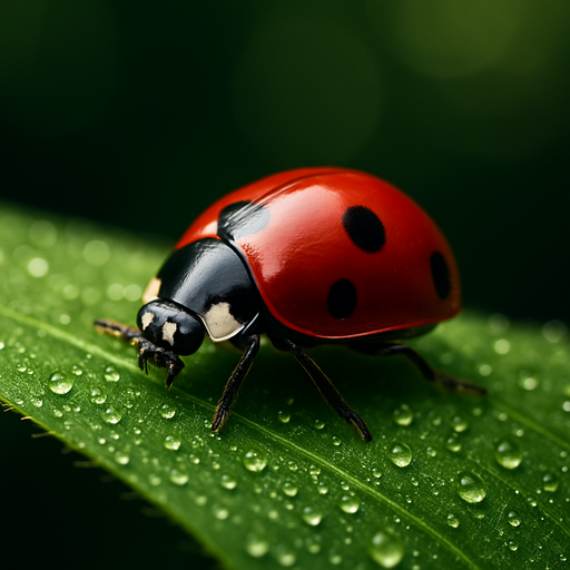 Marienkäfer gegen Blattläuse – Adalia bipunctata